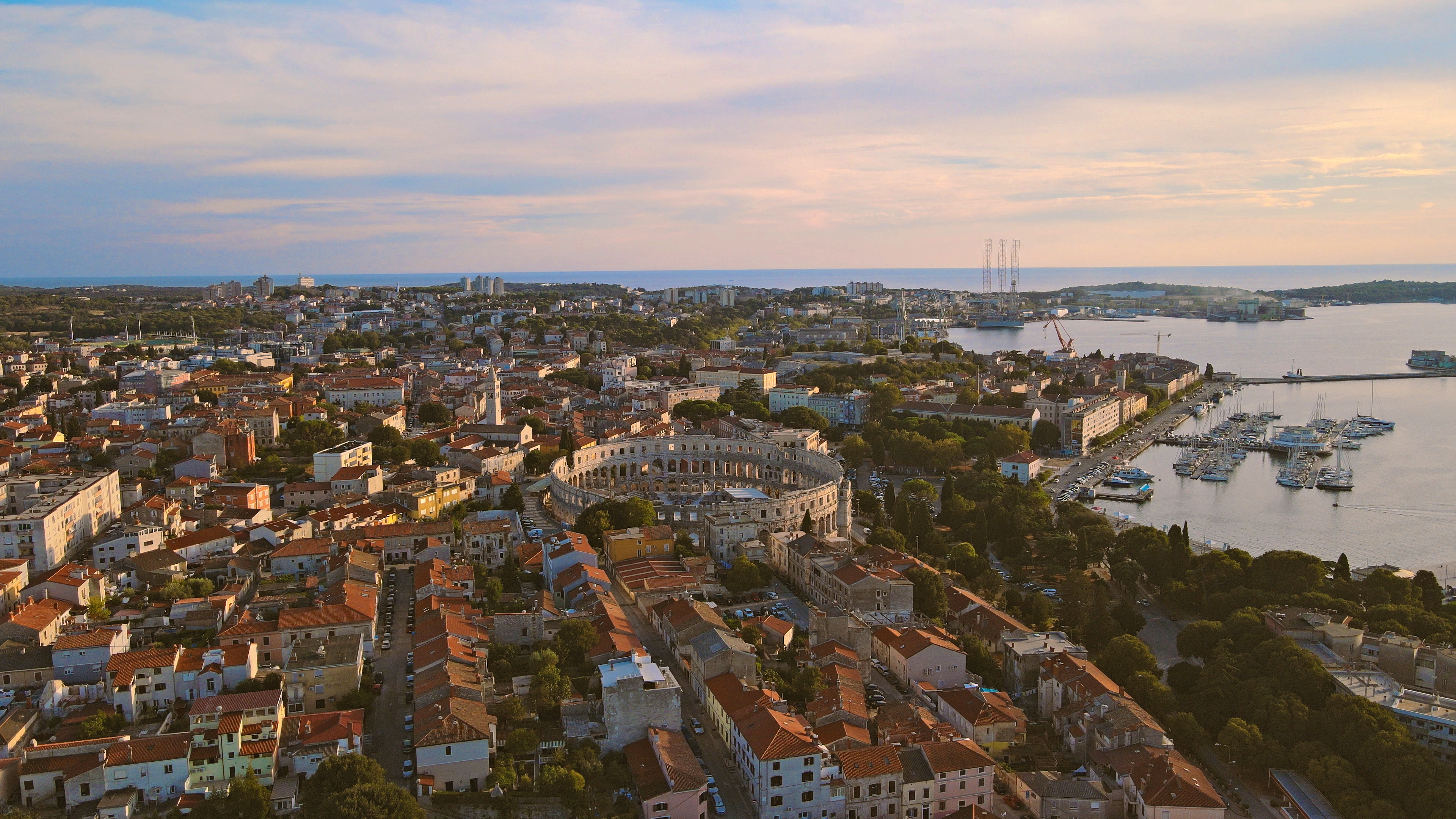 Pula from the sky