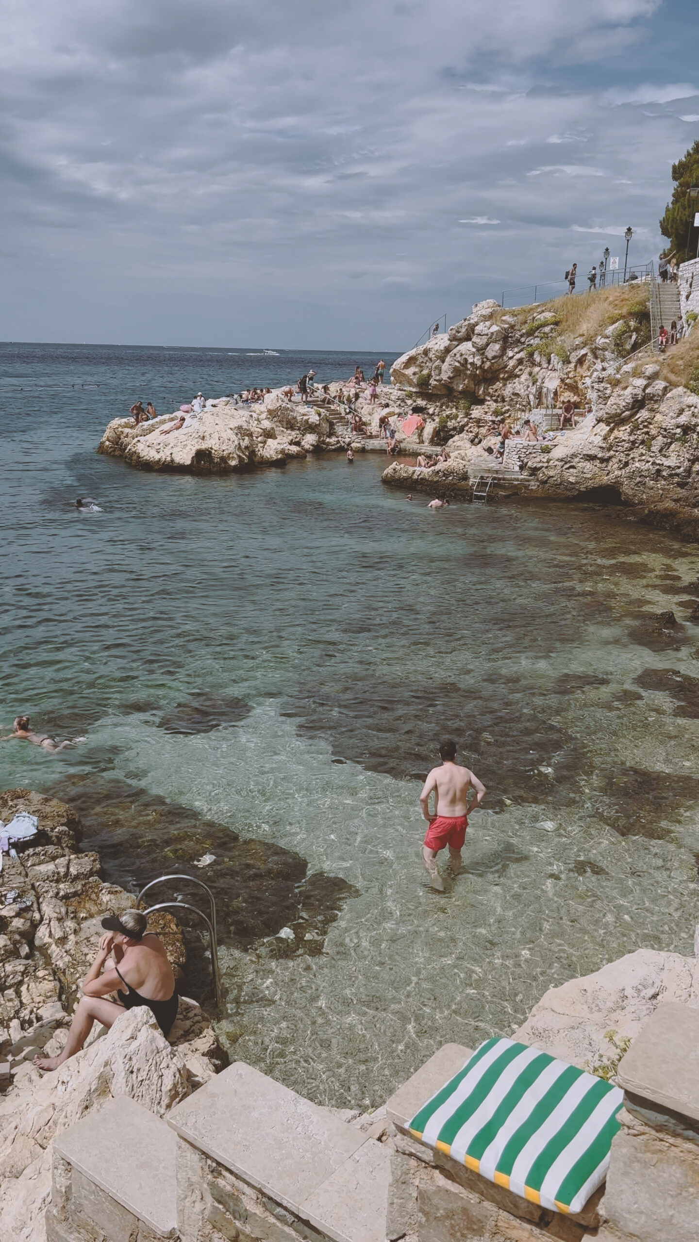 Rocky coast with clear water